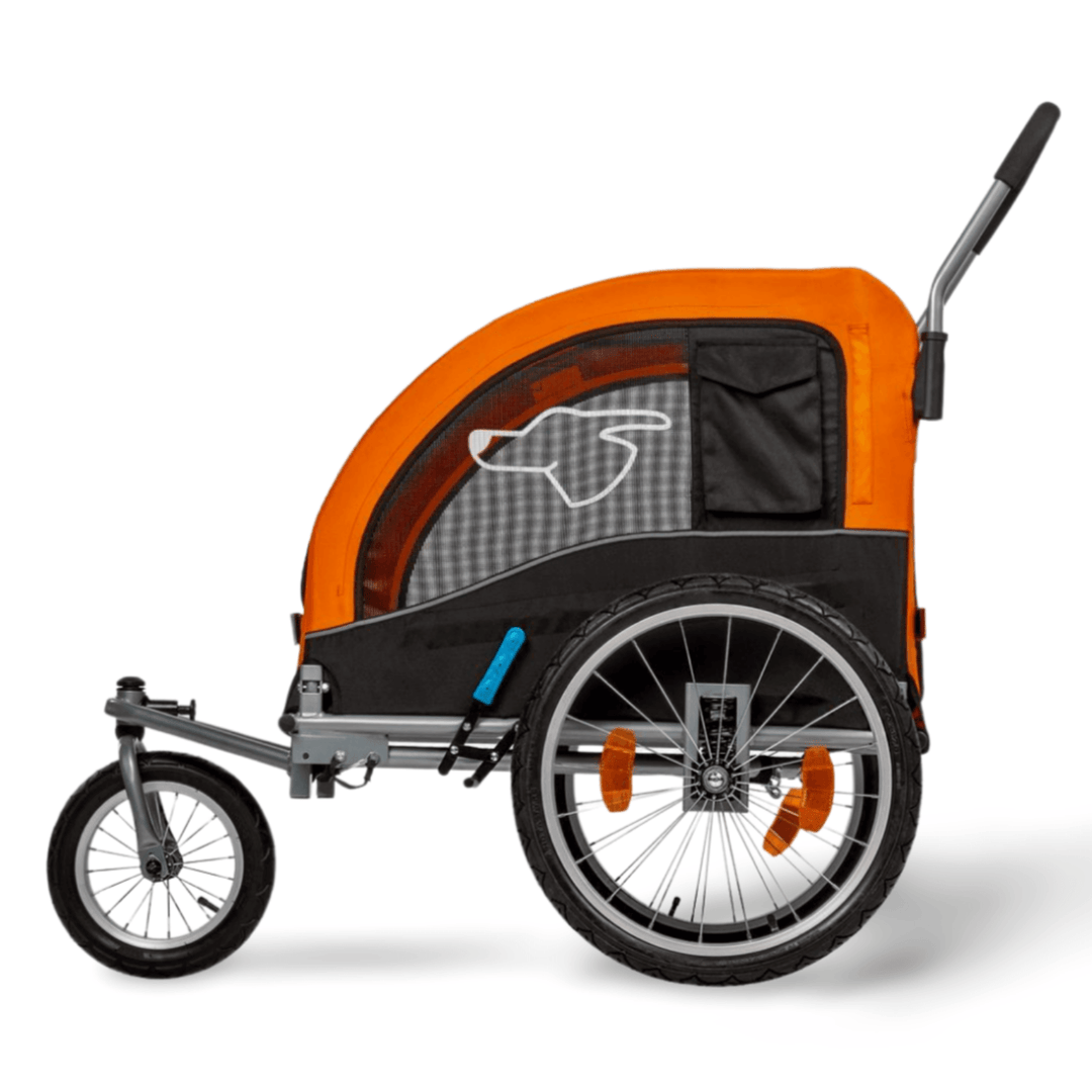 ARGO Remorque à vélo poussette taille L chariot pour chien animaux 5  couleurs